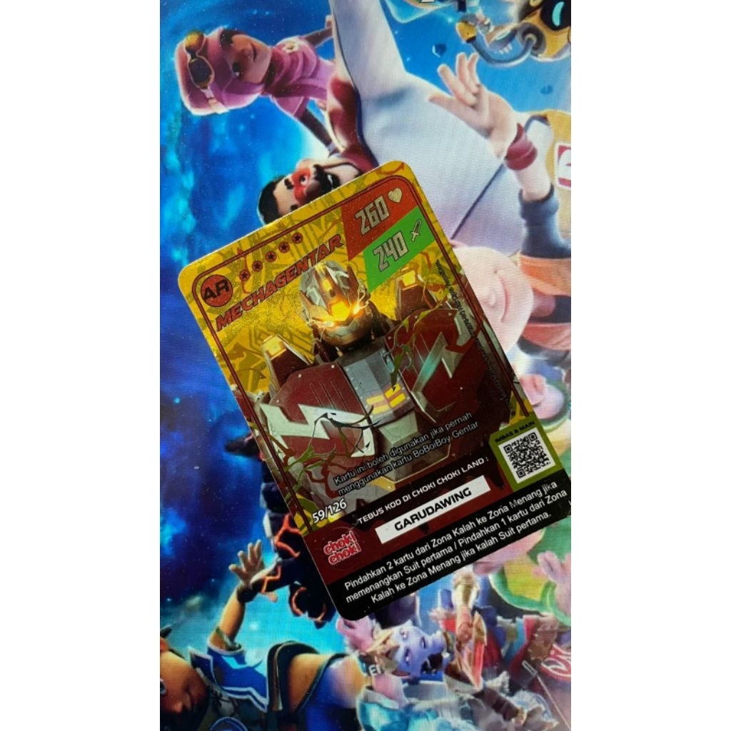 kartu Choki Choki Boboiboy