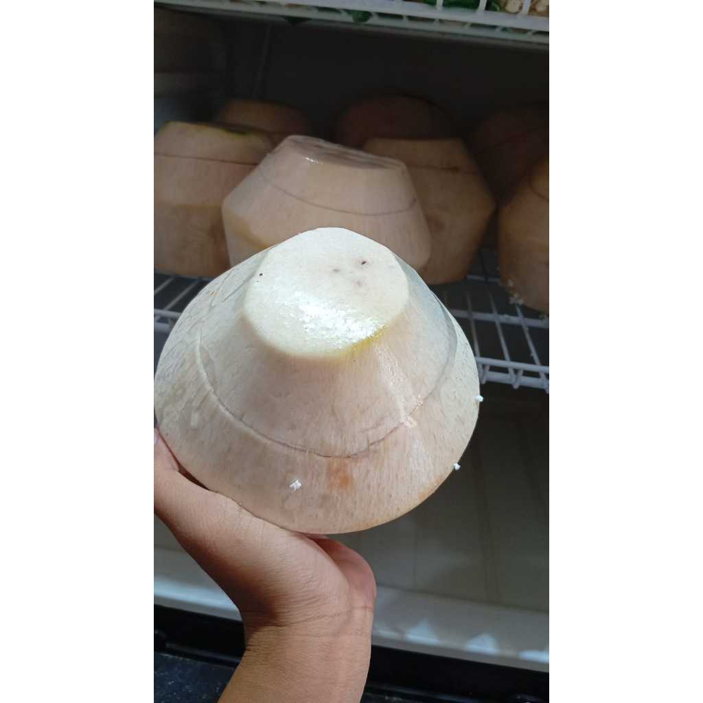 Puding kelapa batok puding kelapa/puding kelapa segar enak