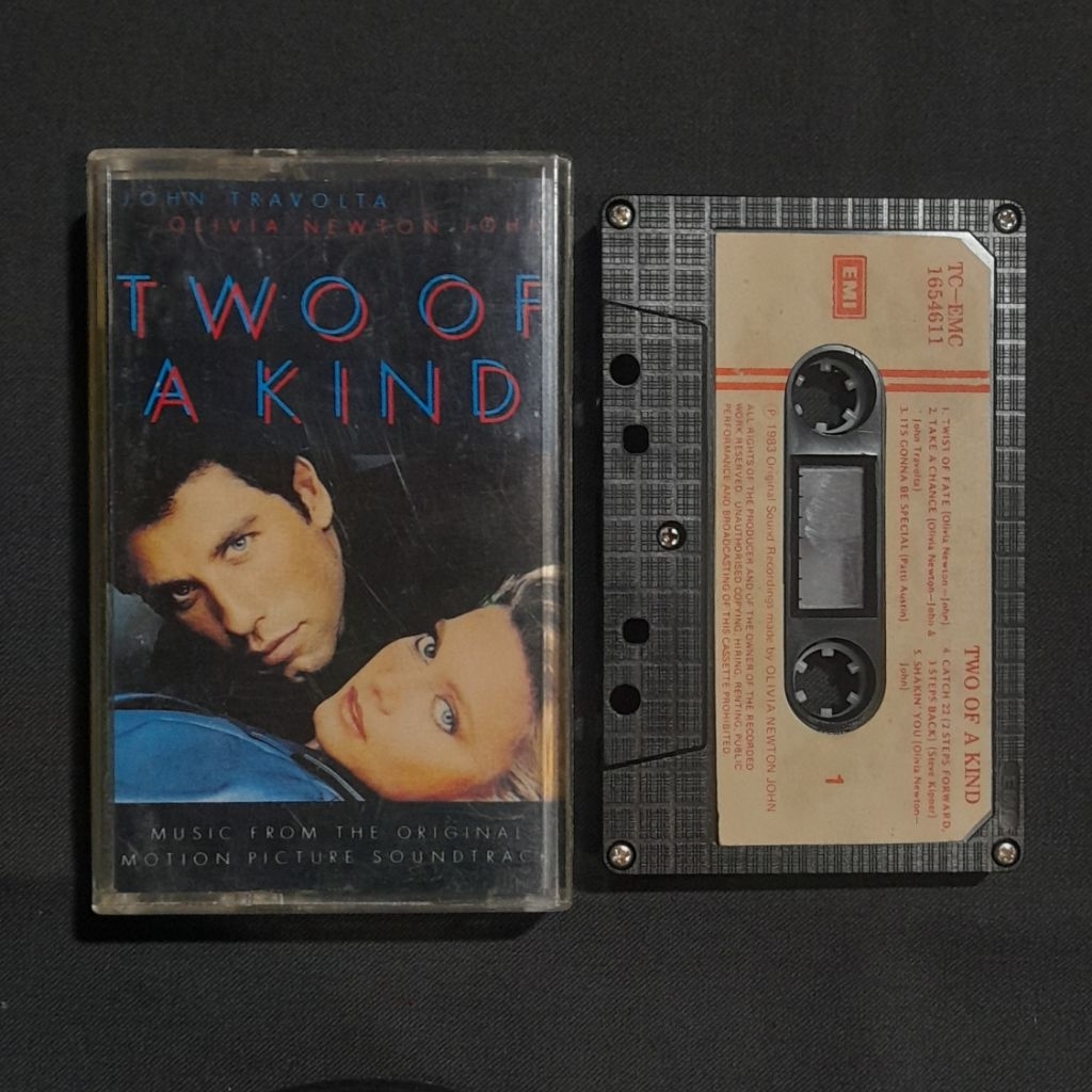 Kaset John Travolta & Olivia Newton-John - Ost. Two of A Kind (Southern Asian Press)
