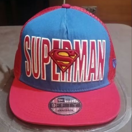 topi new era Superman, Snapback, Trucker. osfm.
