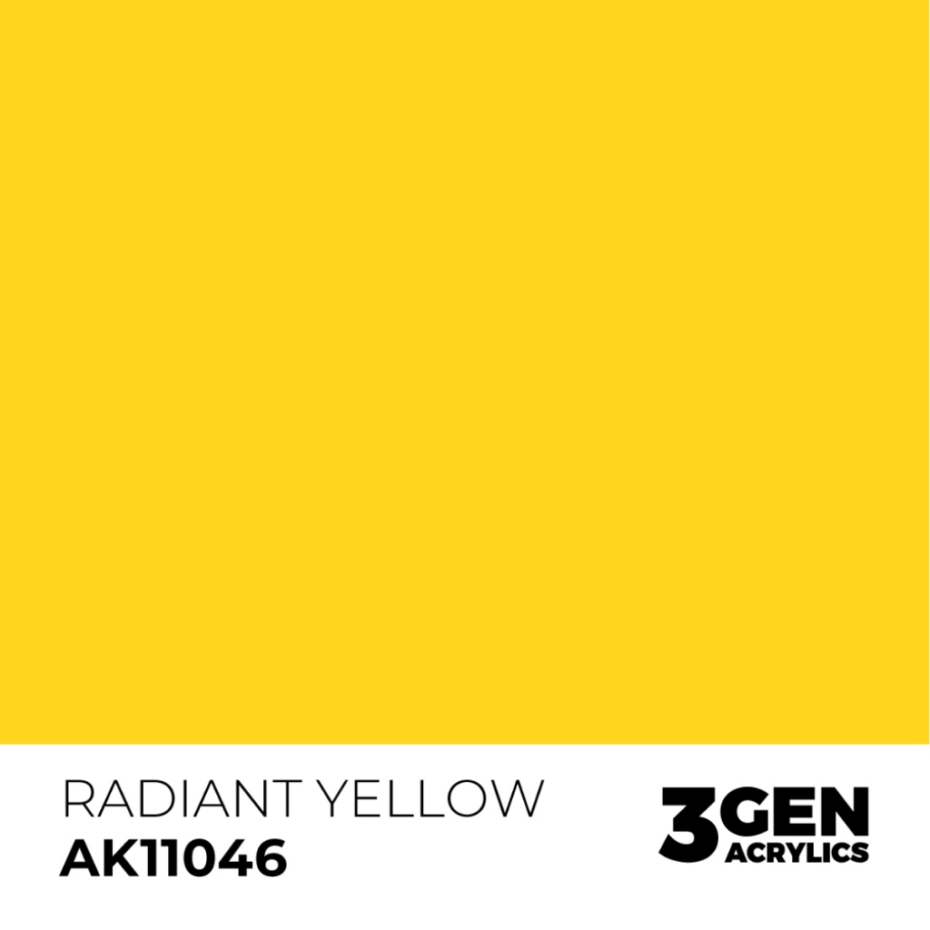 AK11047 LEMON YELLOW  - Figure Boardgame Acrylic Paint