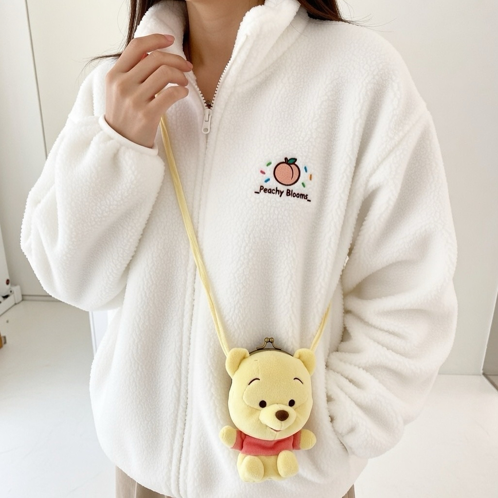 TAS SLINGBAG BONEKA DOMPET POOH DISNEY