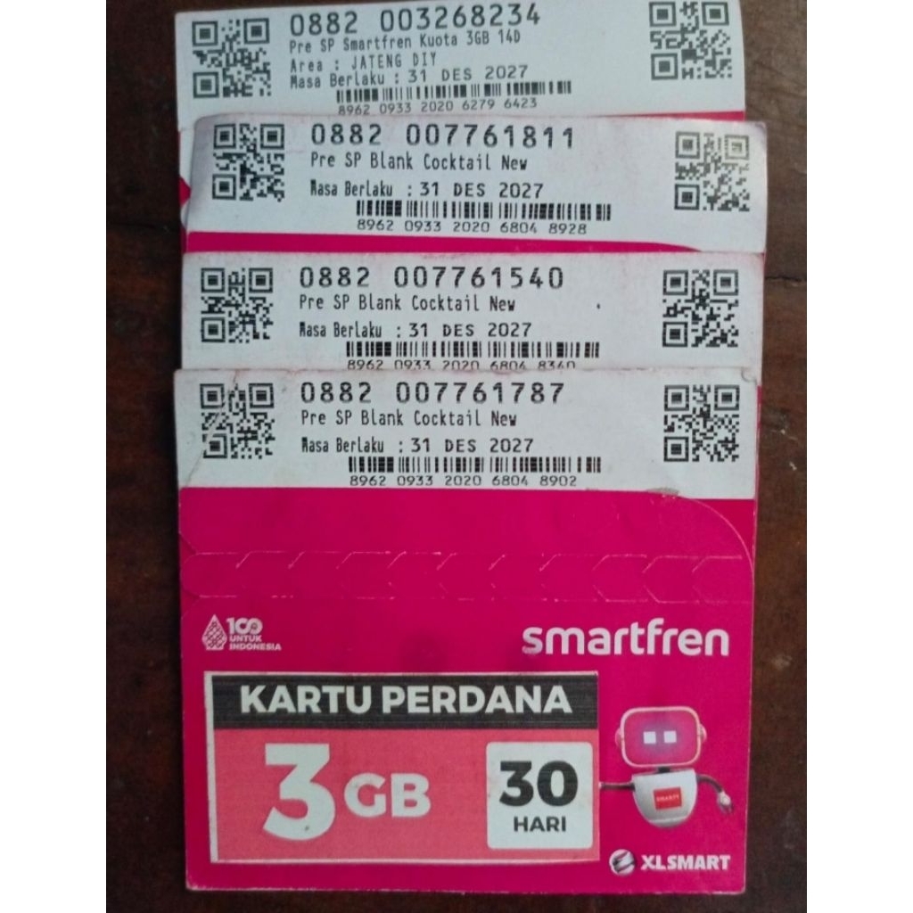 Kartu Smartfren 3gb