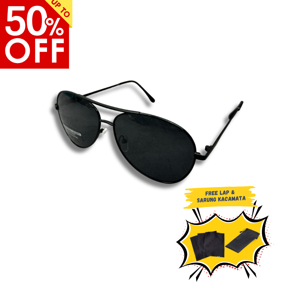 Kacamata Hitam Terpolarisasi Olahraga Aviator / Kacamata Hitam Pria Keren Polarized Original Sunglas