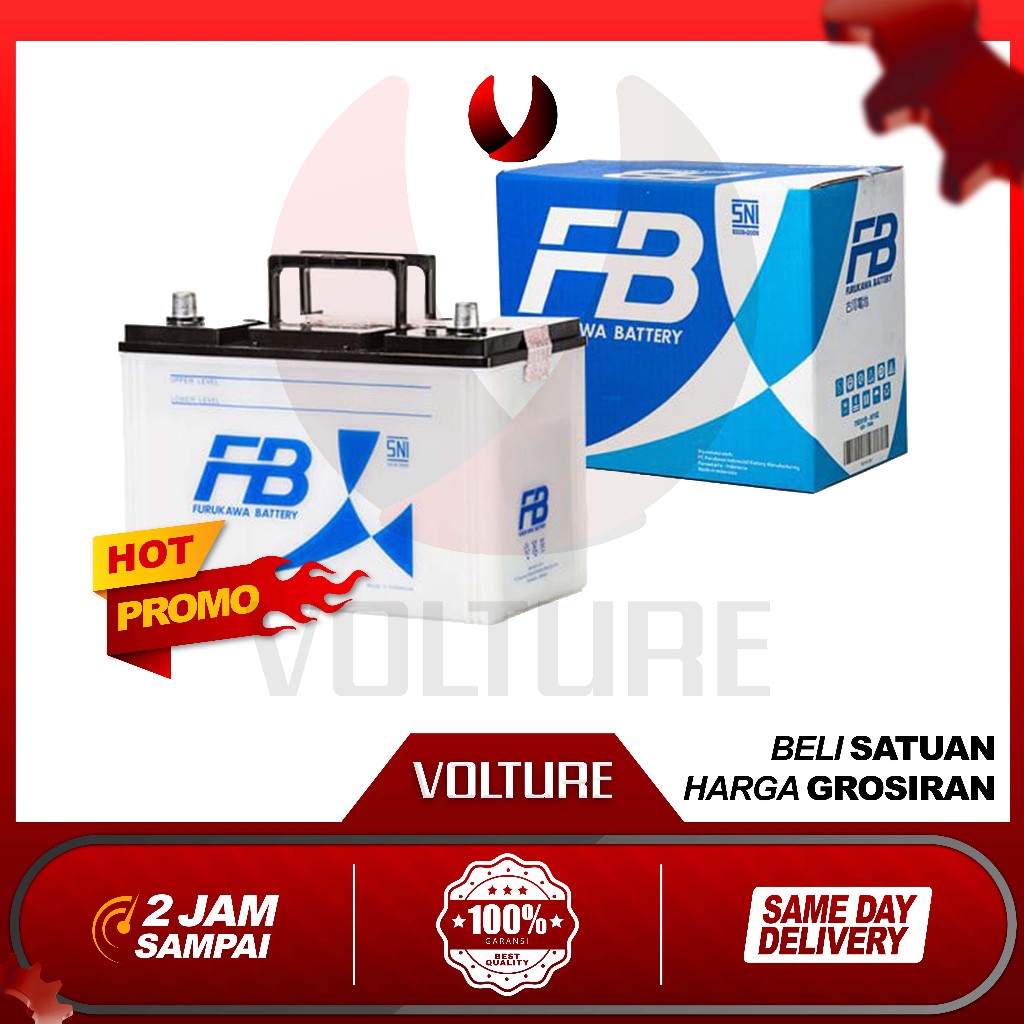 Aki mobil basah belum terisi air zuur ( garansi 10 bulan ) N50Z ( 55D26R ) 60ah & NS70 65ah Furukawa
