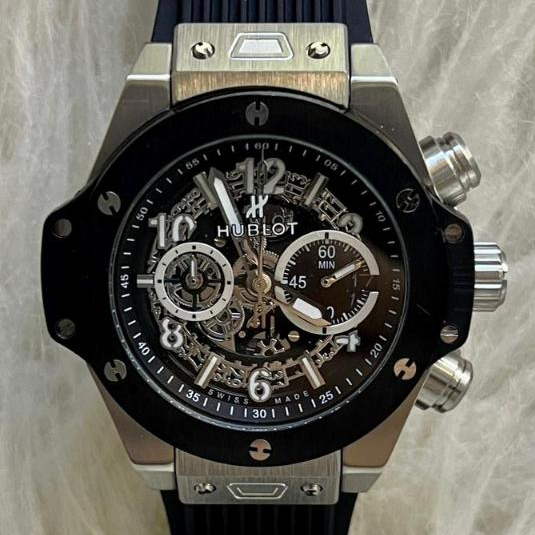 Jam Tangan Pria LkHublot Big Bang King Power Strap Rubber 42mm Full