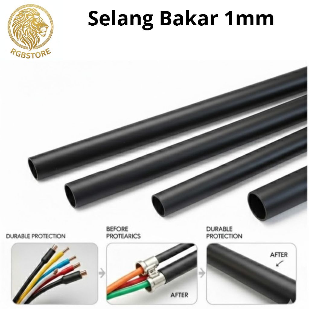 Selang Isolasi Bakar 1 MM (Harga Per Meter)