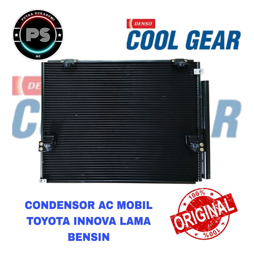CONDENSOR KONDENSOR AC MOBIL TOYOTA INNOVA LAMA BENSIN ORIGINAL DENSO COOLGEAR
