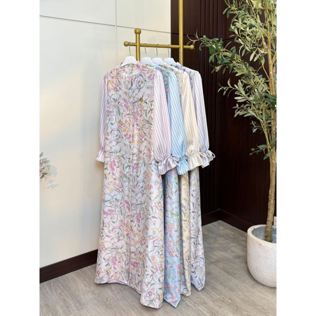 Kumala dress // Dress RH collection // Gamis wanita mewah lembut