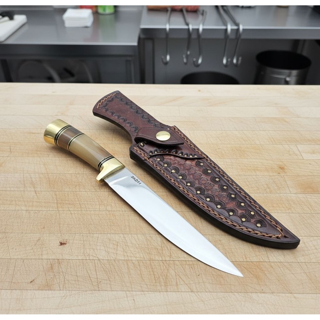 Pisau Premium baja SKD11 setara K110 siap pakai