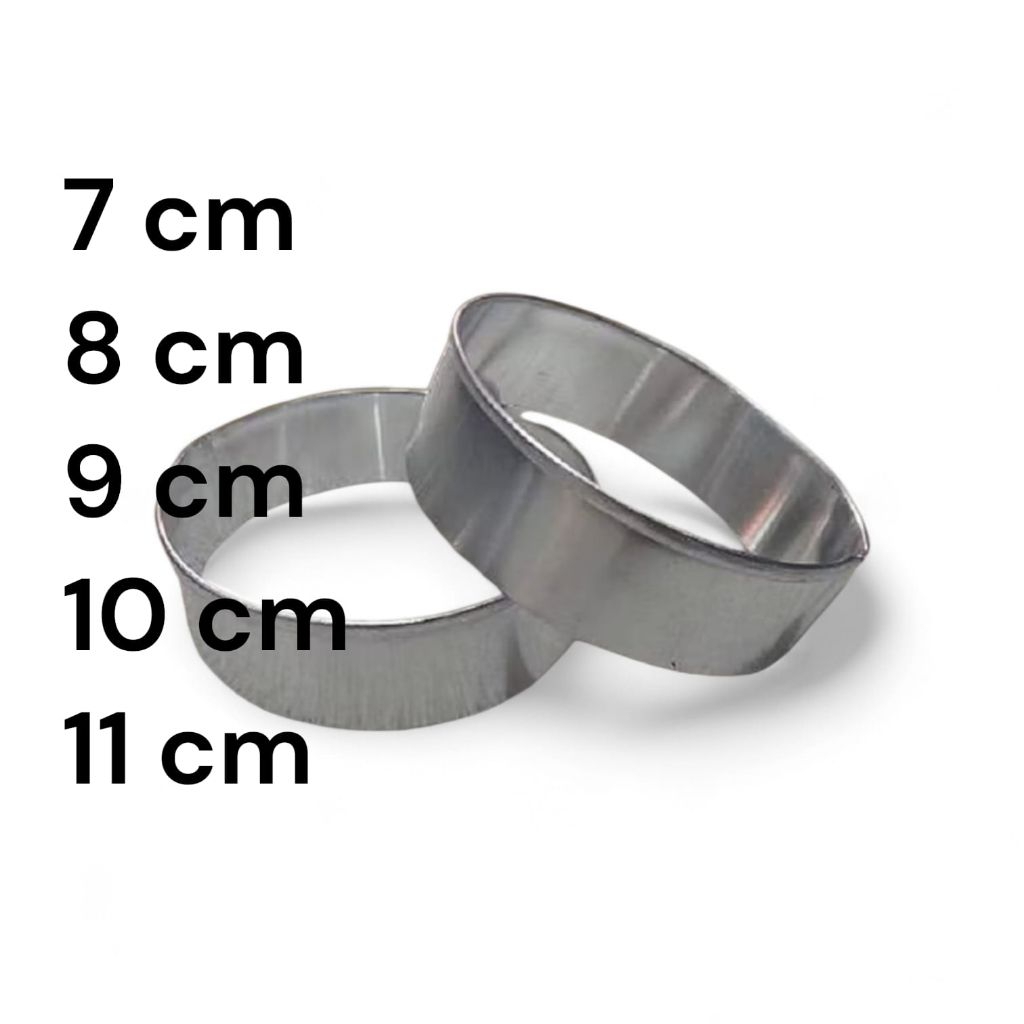 ring roti burger / ring cutter ukuran 7cm 8cm 9cm 10cm 11cm