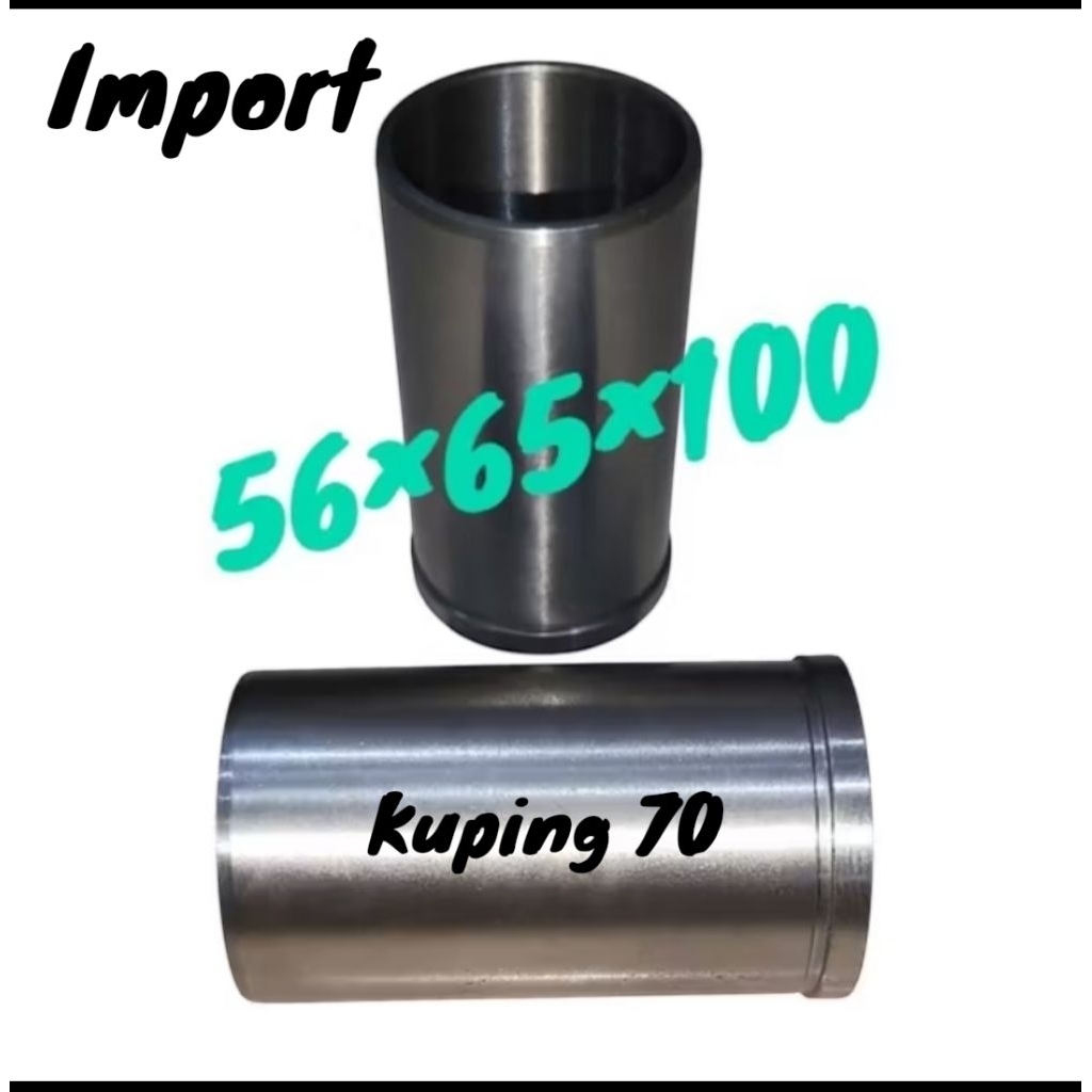 LINER BORING IMPOR KLX 56×65x100 kuping 70