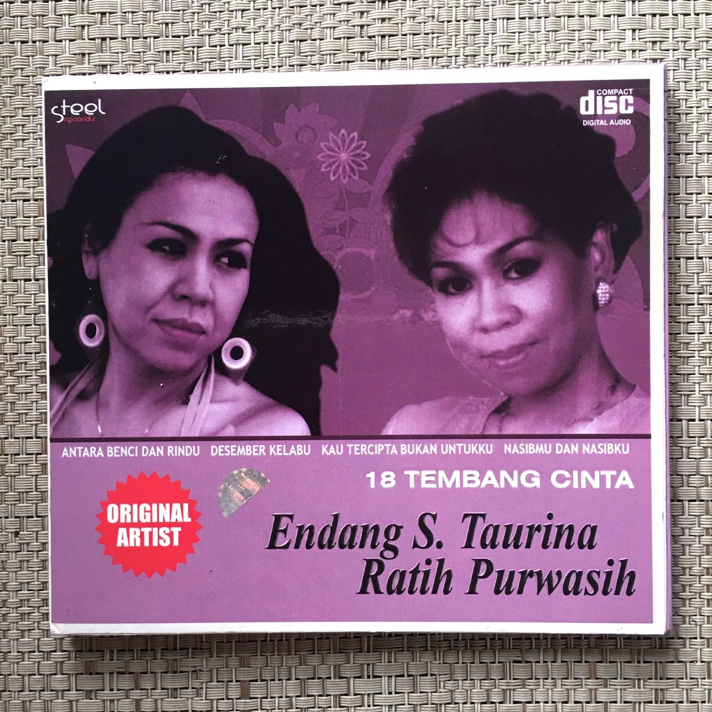 CD Endang S. Taurina & Ratih Purwasih - 18 Tembang Cinta