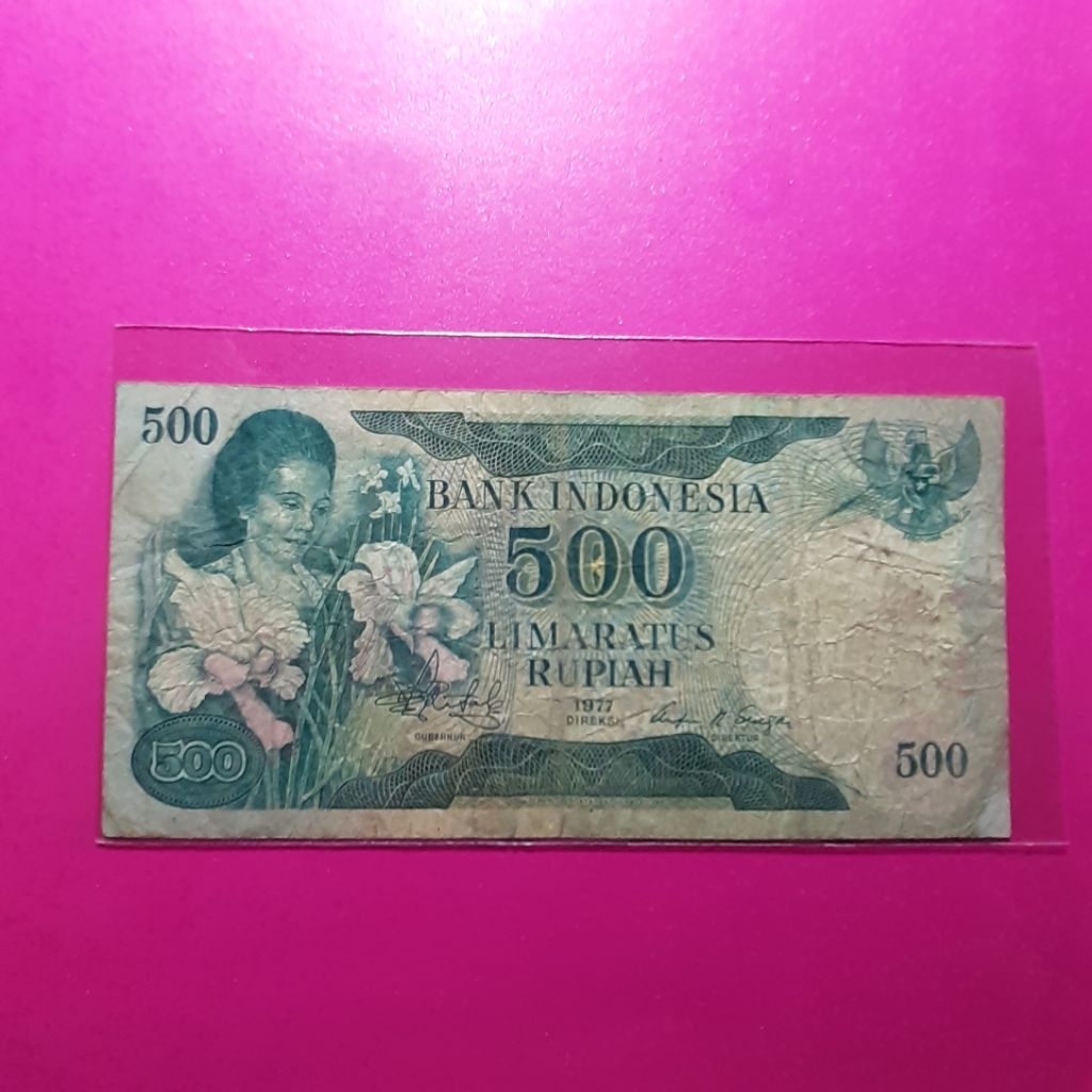 uang 500 rupiah ibu konde 1977