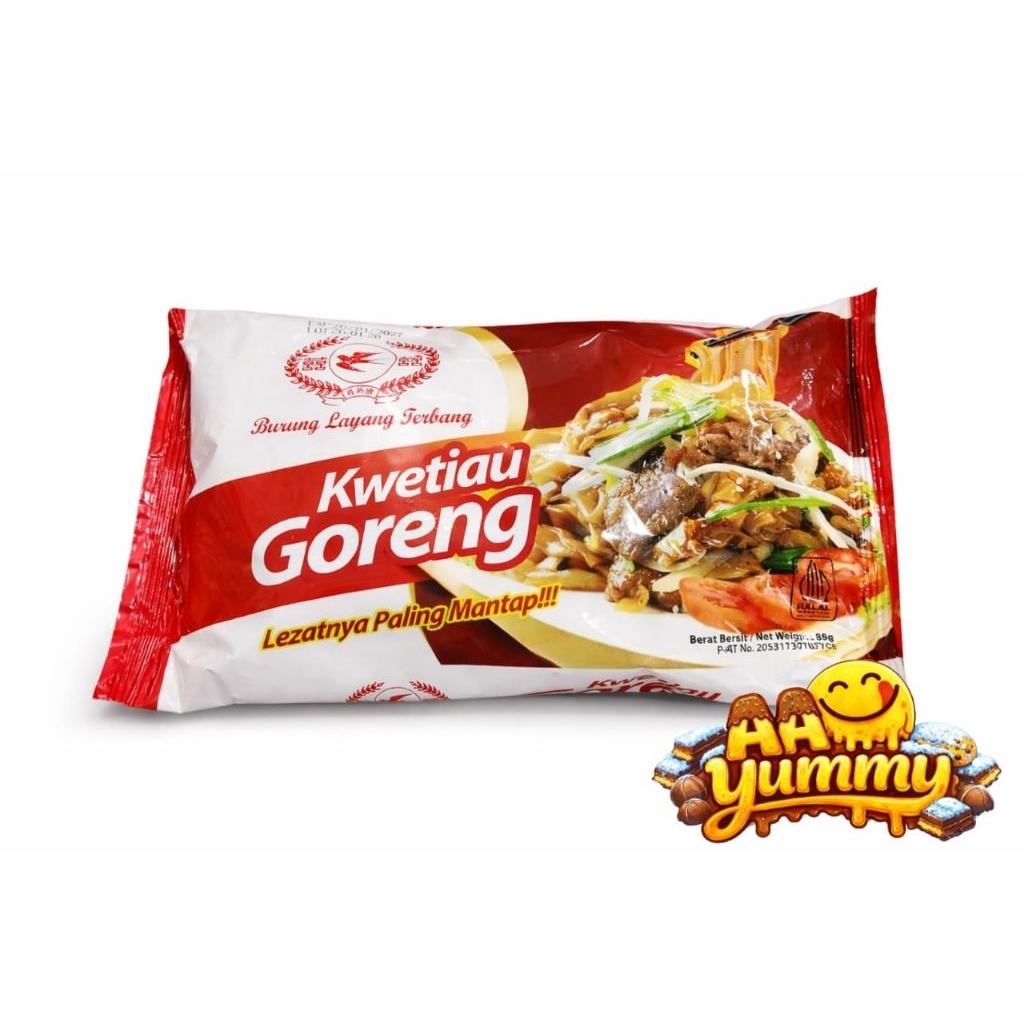 Kwetiau Instan Cap Burung Layang Terbang - Kwetiau Siram, Praktis dan Lezat
