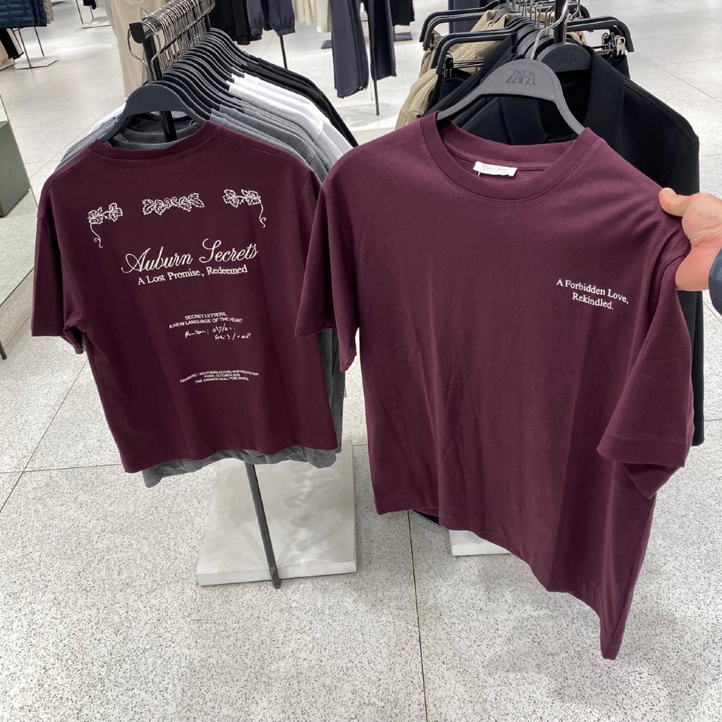 Jastipp. Tshirt Zara (Man)