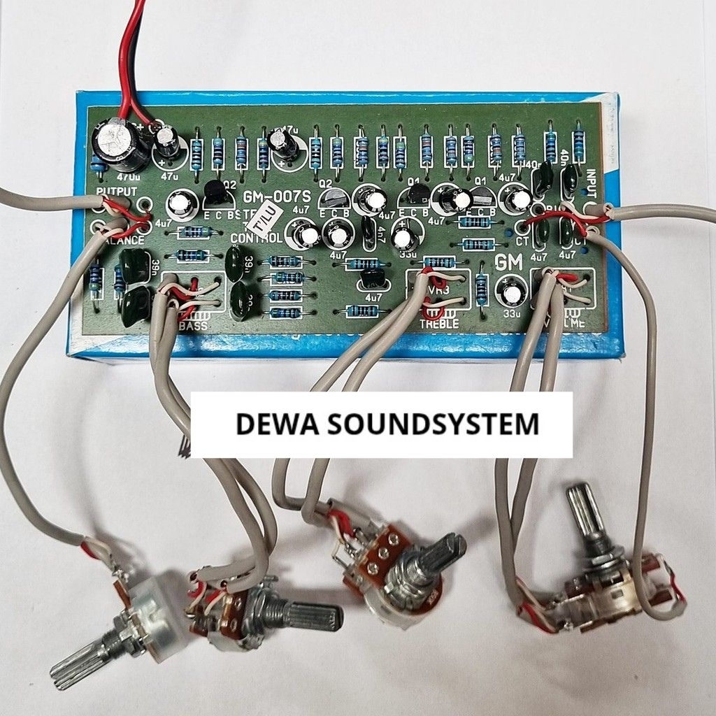 kit tone control stereo GM 007S