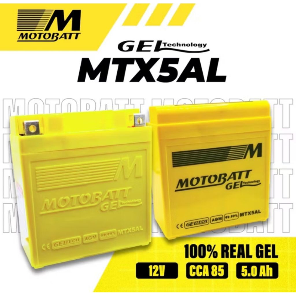 AKI MOTOBATT MTX5AL 5AH GEL ORIGINAL/GM