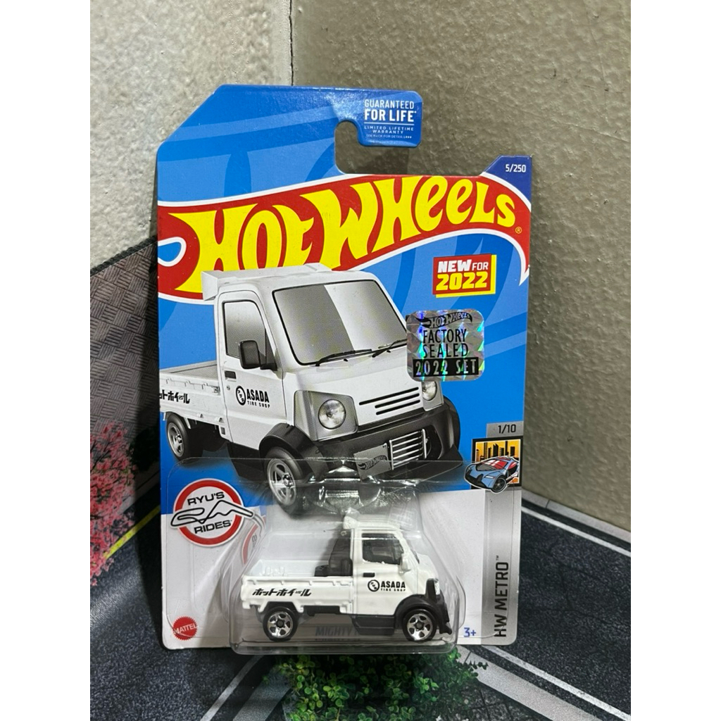 Hot Wheels Mighty K Putih Us Card Akta Factory Sealed 2022