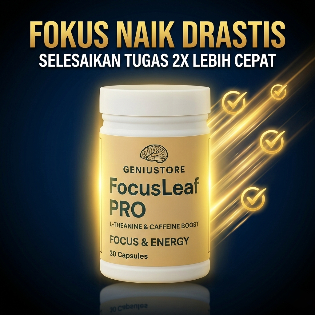 LTHEANINE 200mg PLUS CAFFEINE 100mg FOCUSLEAF PRO L THEANINE / L'THEANINE FOKUS NAIK DRASTS TANPA NG