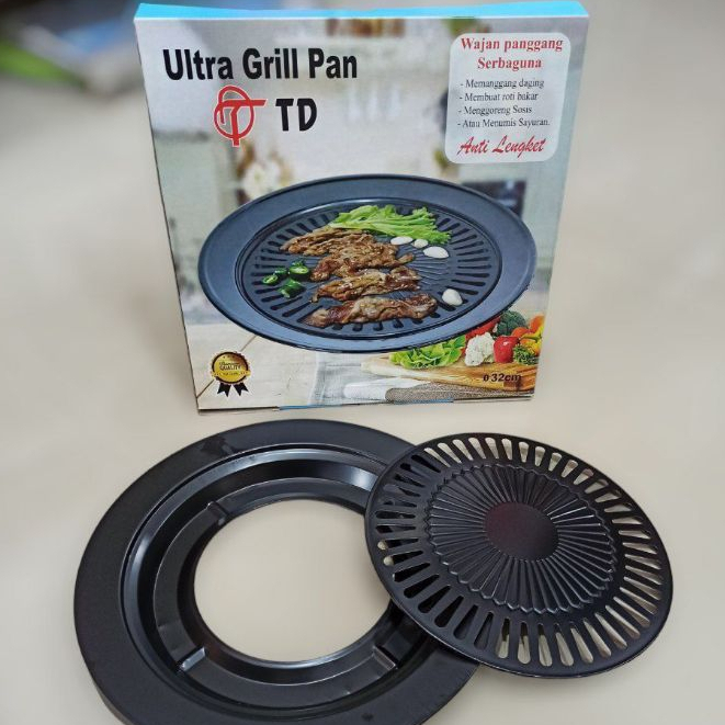 TD Ultra Grill Pan 32CM Anti Lengket Serbaguna