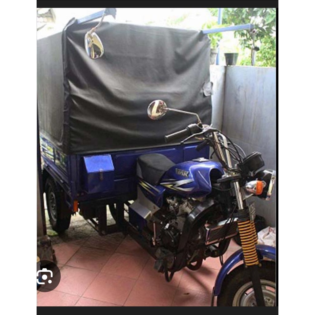 terpal tutup bak motor roda3 viar200,  200L