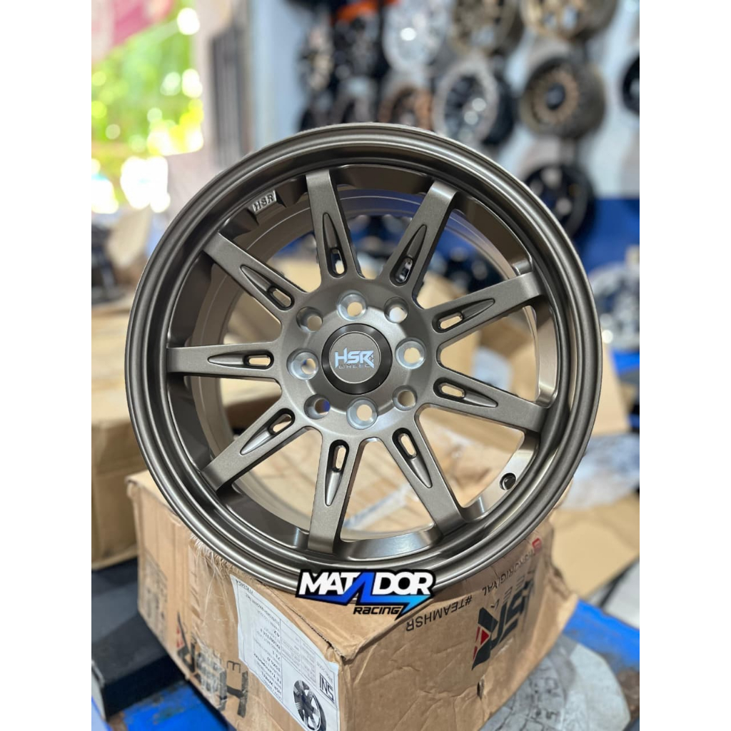 Velg Racing Bronze Ring 15 Buat Mobil Sigra Ayla Agya Xenia dll - HSR TIKALA