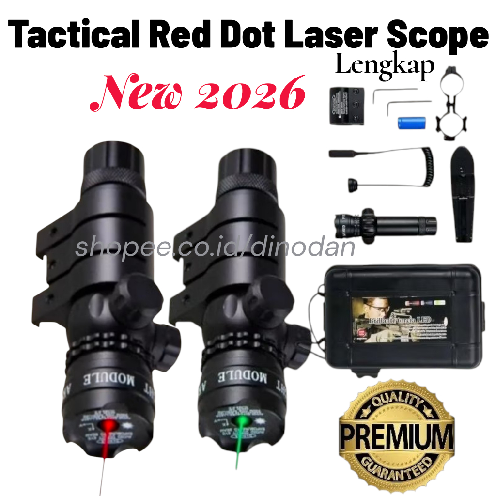 Tactical Green Red Dot Laser penentu Titik Tembak Angin iko