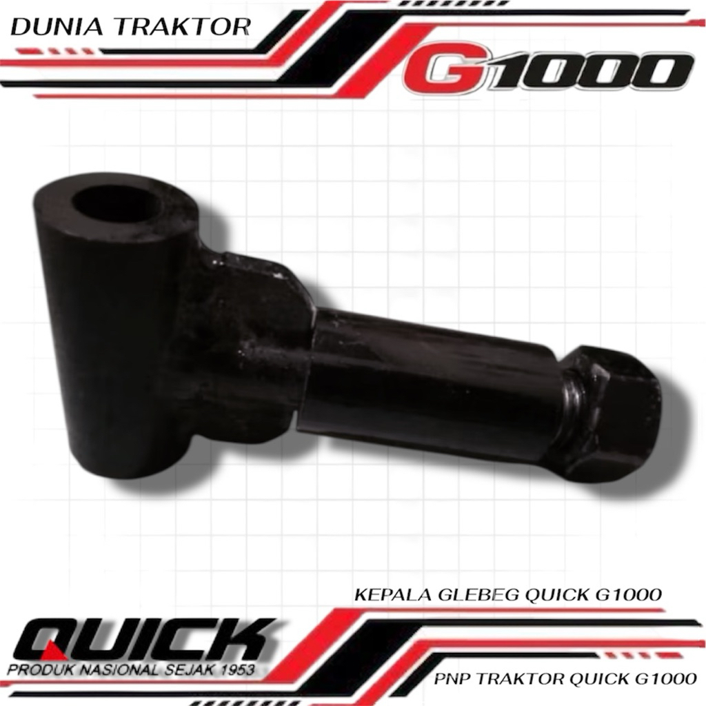 QUICK | Kepala-Dudukan Glebeg G1000 G600 Boxer Original Puddler Frame Head Rangka Penggiling Tanah S