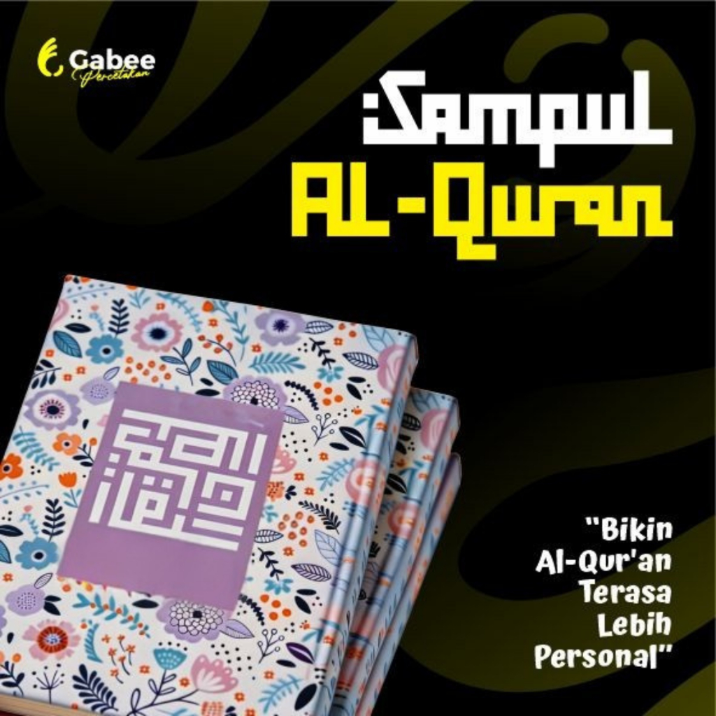 Cover Sampul Al Quran Custom / Hanya Cover