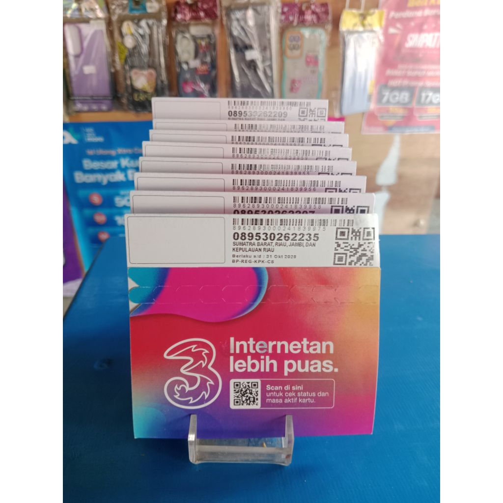kartu perdana tri 3 gb