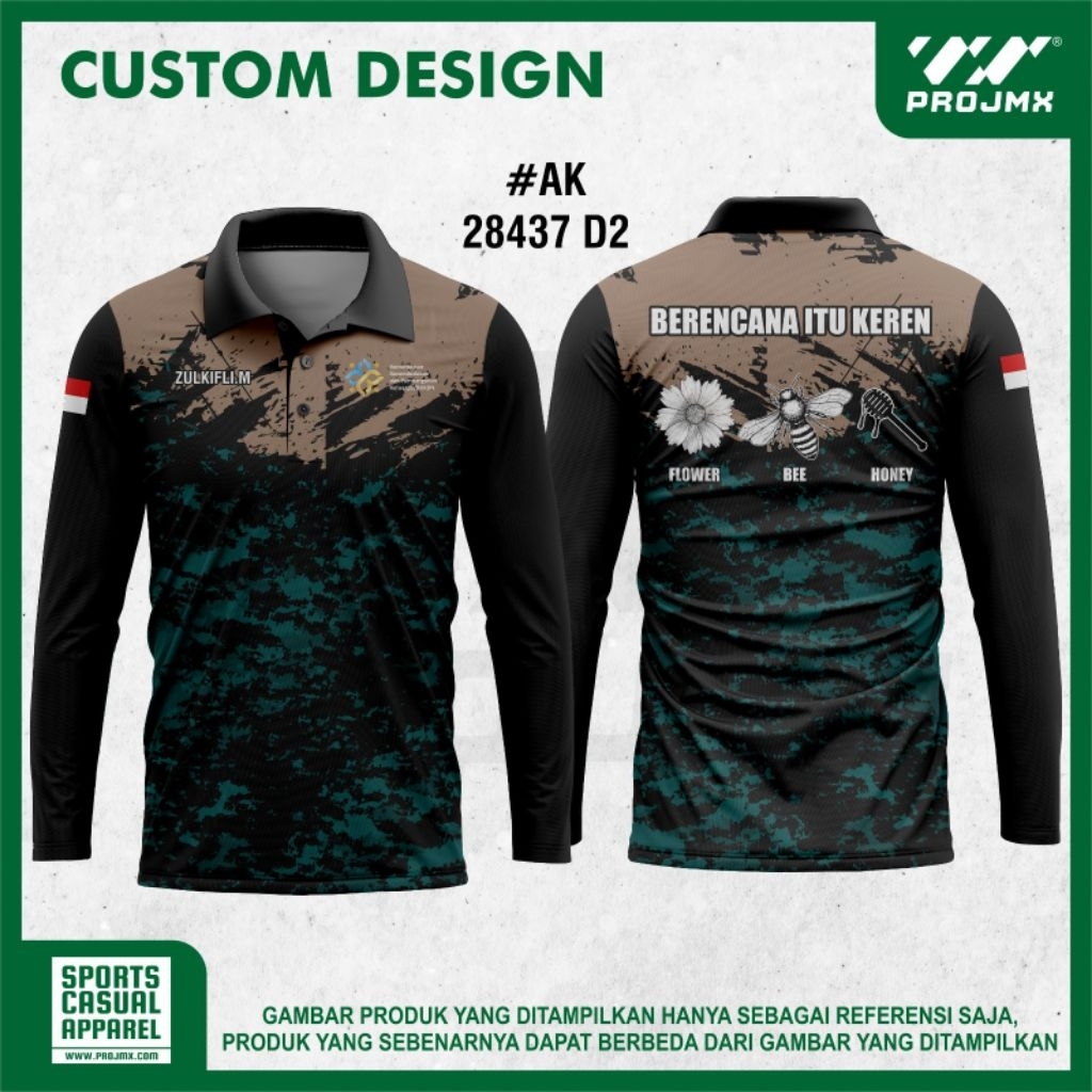 JERSEY CUSTOM LENGAN PANJANG BERKUALITAS