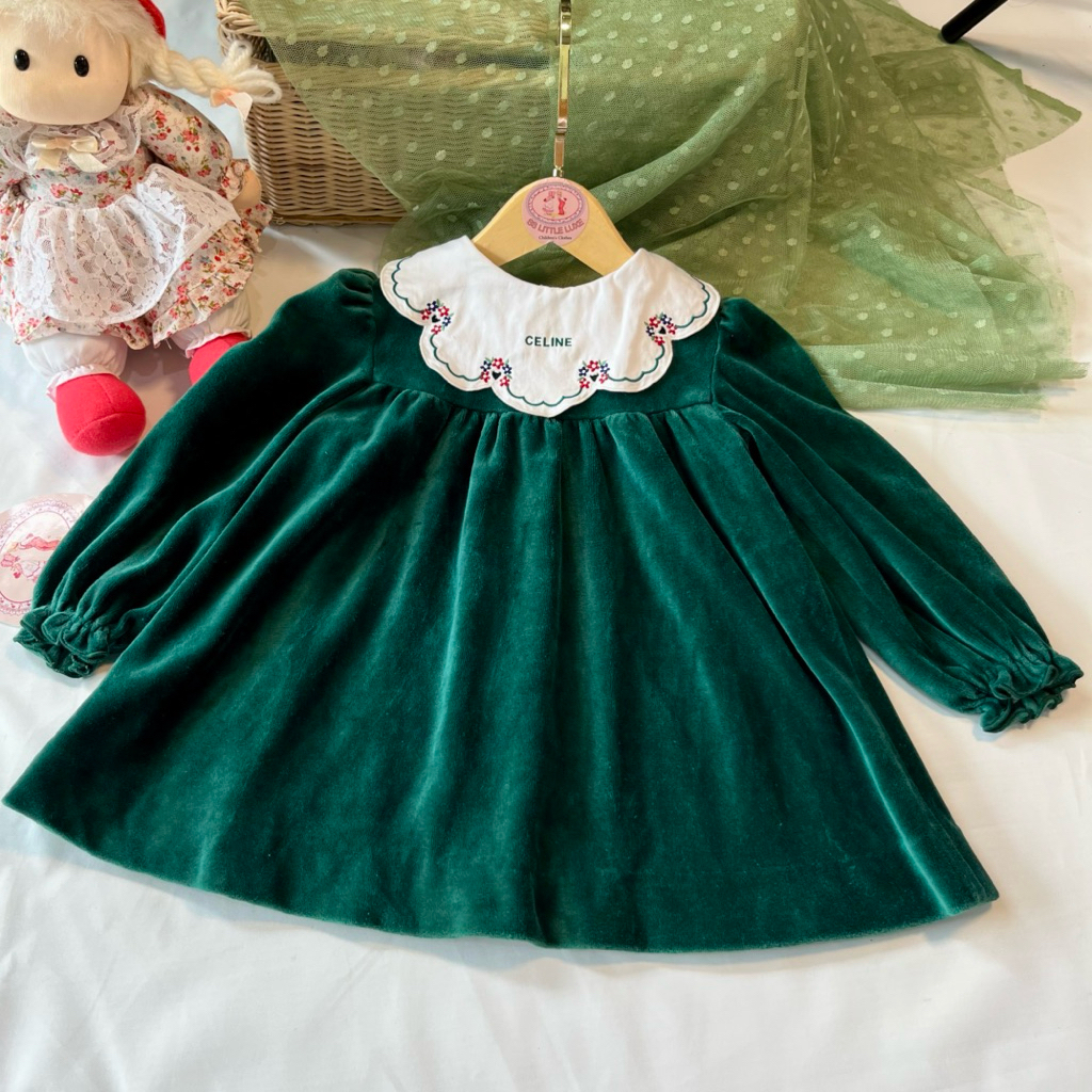 Link Co. Dress hijau emerald 850
