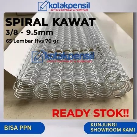 Spiral Kawat 3/8 - F4 LUXE WIRE | Spiral Kawat Jilid | Spiral Kawat F4 | Ring Kawat