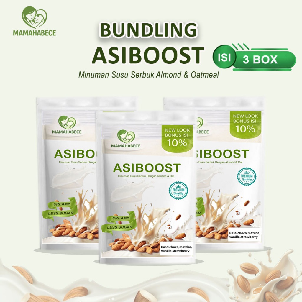 Susu Almond Asi Booster Susu Pelancaran Asi Booster Menyusui ibu Menyusui Asi Boster Pelancar Asi Al