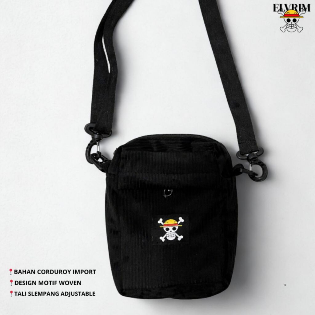TAS SLEMPANG CORDUROY ONE PIECE | SLING BAG PRIA WANITA