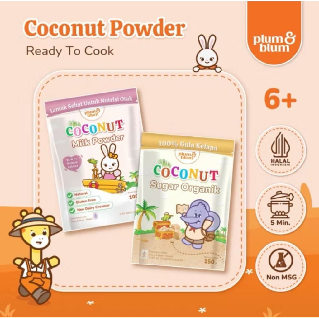Plum&blum coconut powder