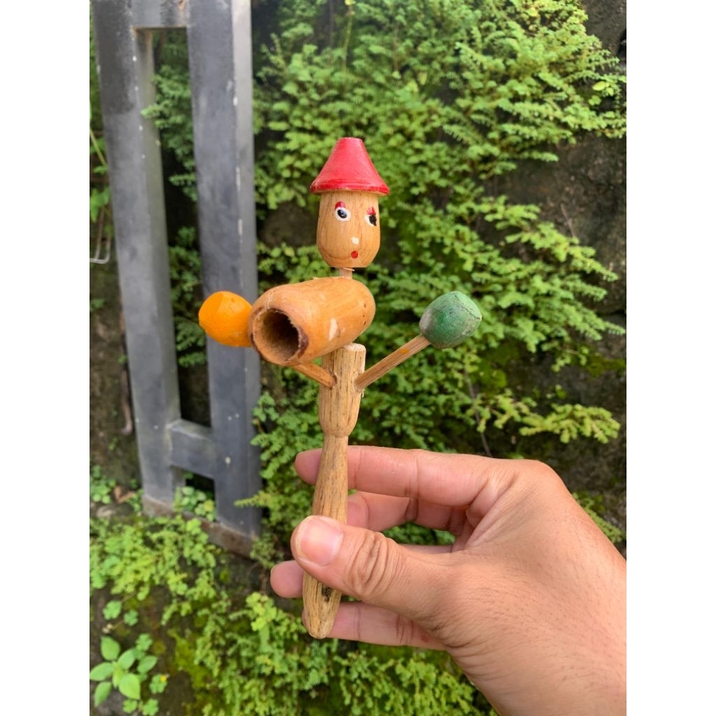 Boneka Kayu Pinokio Fleksibel Bisa Digoyang – Mainan Edukasi Anak Kayu Natural