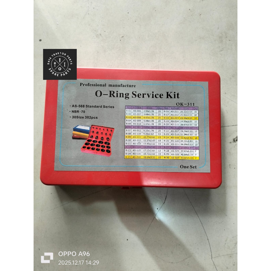 ORING SERVICE KIT ORING KIT NBR