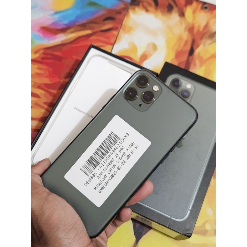 iphone 11 pro green 64gb bekas