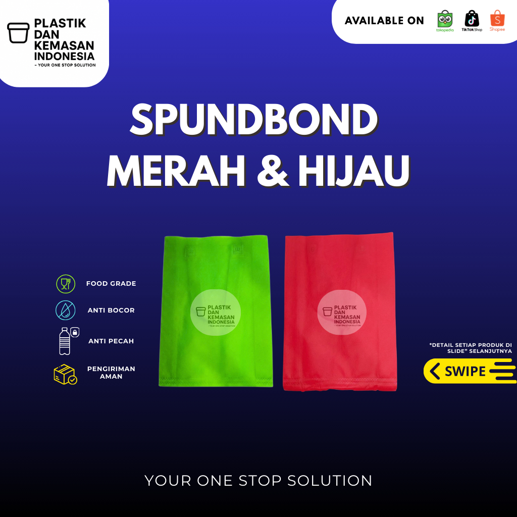 Tas Spunbond Handle 25x35x10 (25pcs)