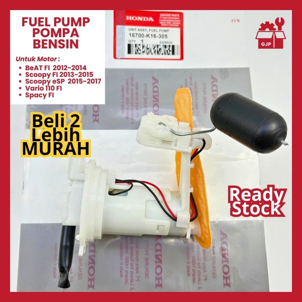 Fuel Pump Pompa Bensin Fuelpump Set  Beat FI Scoopy Scoopy Fi | 16700-K16-305 | FUEL PUMP | HONDA | 
