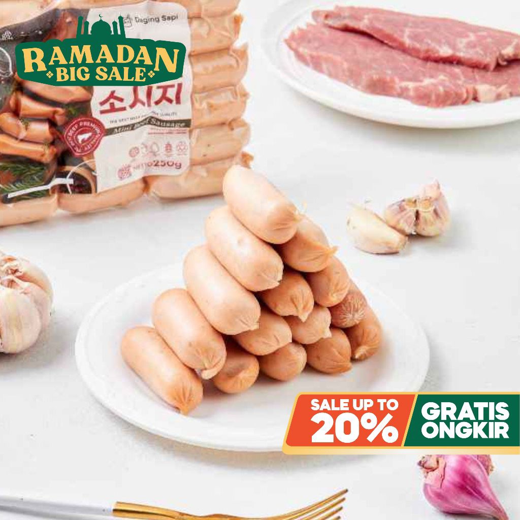 YEN Sosis Mini Cocktail Kiloan Sosis Sapi