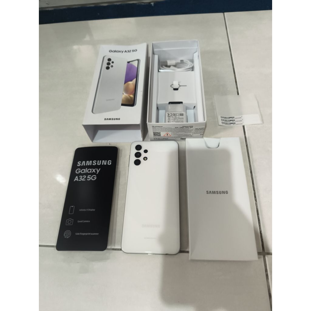 samsung a32 5g 8/128 awesome white mulus sein