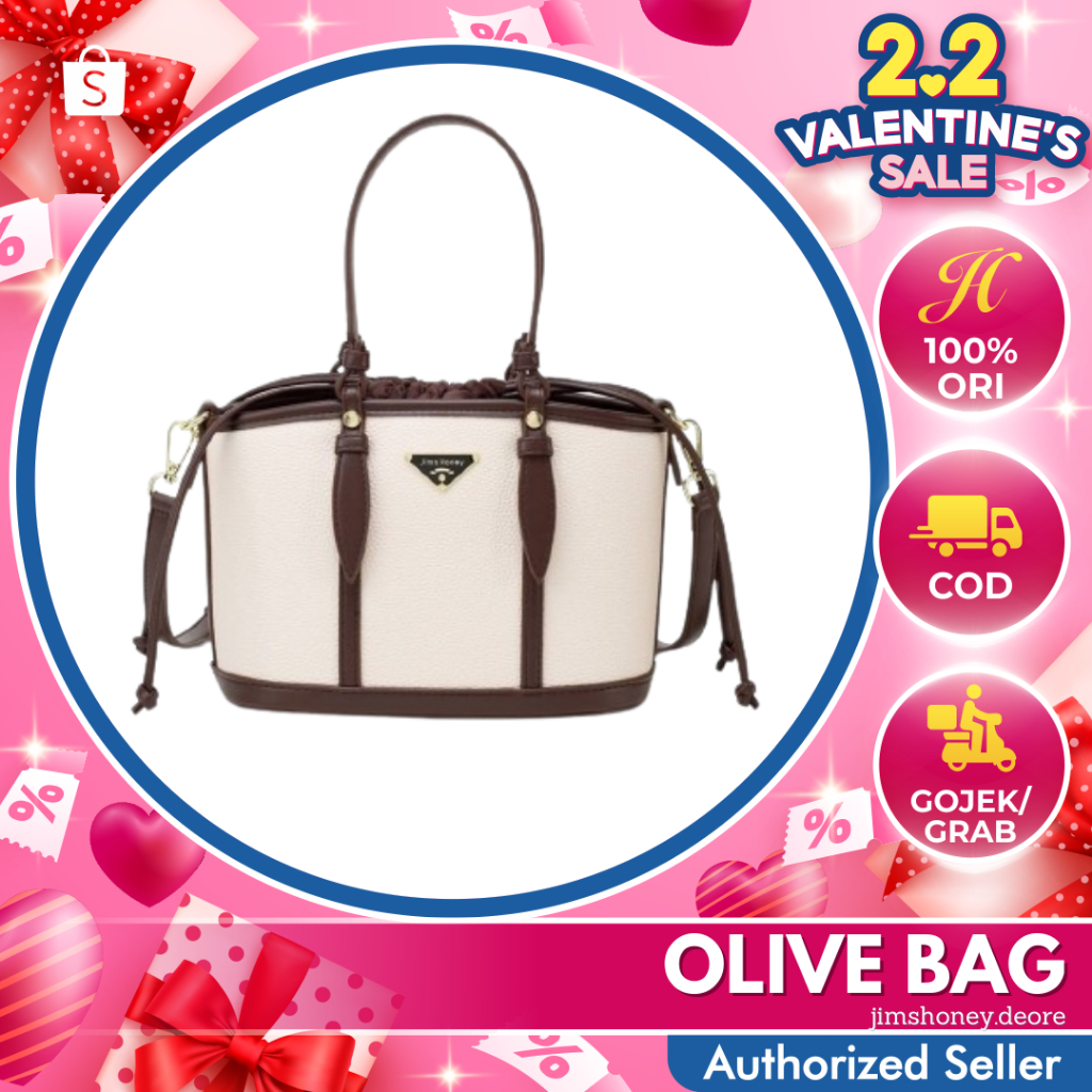 Jims Honey OLIVE BAG Tas Selempang Handbag Wanita Slingbag Cewek Korea Kerja Kuliah Jimshoney JH