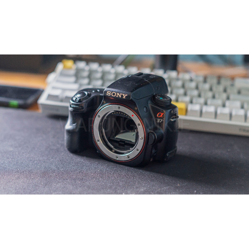 KAMERA SONY DSLT DSLR A37 NO VIGNET SENSOR BERSIH MINUS KAMERA ERROR SHUTTER