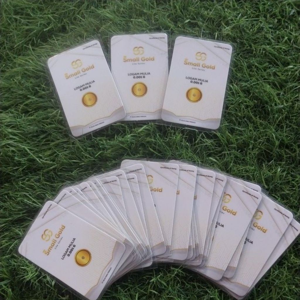 10 keping emas murni emas asli emas 24K emas LM
