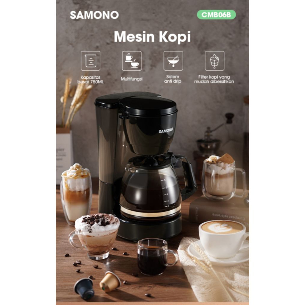 mesin kopi (coffee maker) Sw-Cmb06b Samono