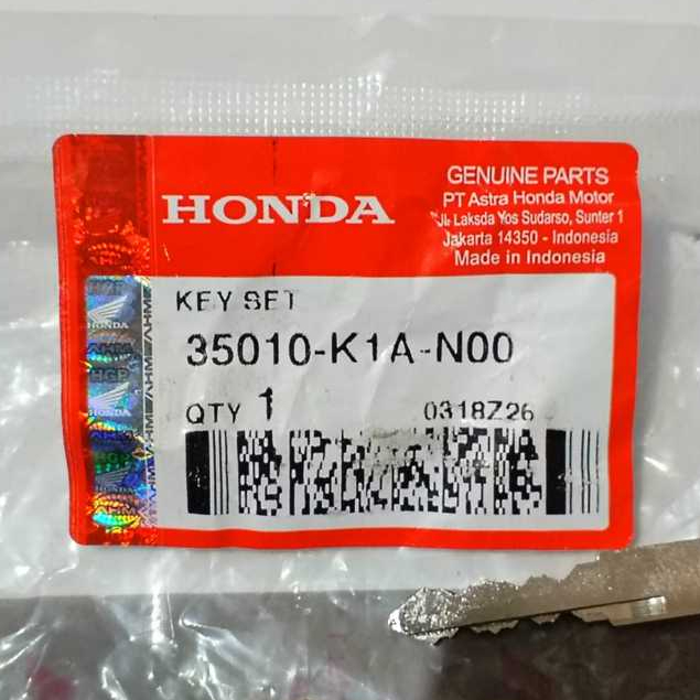 Kunci Kontak Set Honda Beat K1A Scoopy K2F 35010 K1A N00