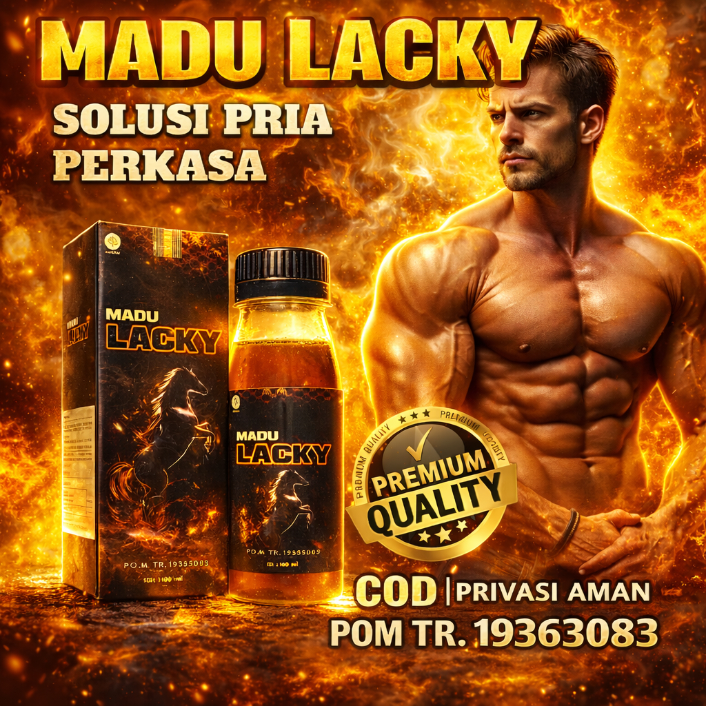 TERLARIS MADU LACKY HERBAL KUAT STAMINA PRIA TAHAN LAMA ORIGINAL Paling Ampuh 100% Original BPOM